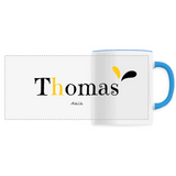 Mug - Thomas - 6 Coloris - Cadeau Original - Cadeau Personnalisable - Cadeaux-Positifs.com -Unique-Bleu-