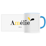 Mug - Amélie - 6 Coloris - Cadeau Original - Cadeau Personnalisable - Cadeaux-Positifs.com -Unique-Bleu-