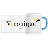 Mug - Véronique - 6 Coloris - Cadeau Original - Cadeau Personnalisable - Cadeaux-Positifs.com -Unique-Bleu-