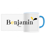 Mug - Benjamin - 6 Coloris - Cadeau Original - Cadeau Personnalisable - Cadeaux-Positifs.com -Unique-Bleu-