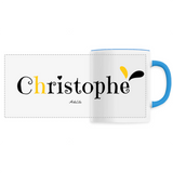 Mug - Christophe - 6 Coloris - Cadeau Original - Cadeau Personnalisable - Cadeaux-Positifs.com -Unique-Bleu-