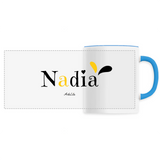 Mug - Nadia - 6 Coloris - Cadeau Original - Cadeau Personnalisable - Cadeaux-Positifs.com -Unique-Bleu-