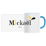 Mug - Mickaël - 6 Coloris - Cadeau Original - Cadeau Personnalisable - Cadeaux-Positifs.com -Unique-Bleu-
