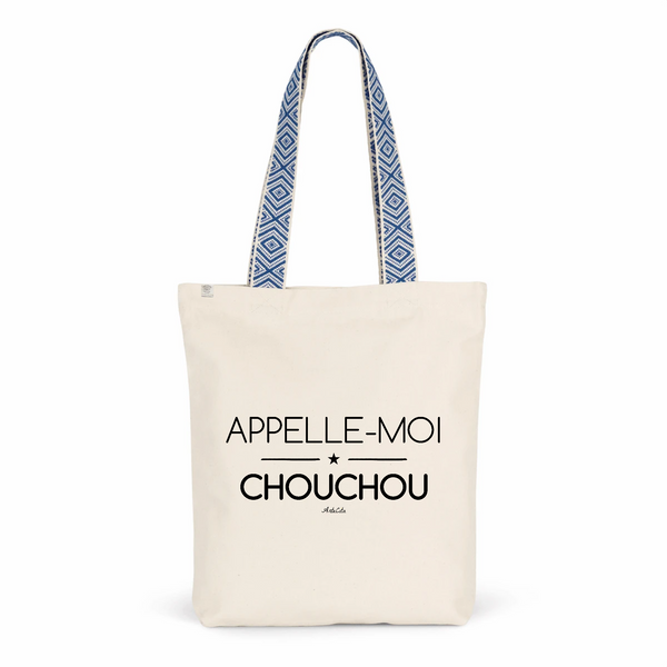 Tote Bag Premium - Appelle-moi Chouchou - 2 Coloris - Cadeau Durable - Cadeau Personnalisable - Cadeaux-Positifs.com -Unique-Bleu-