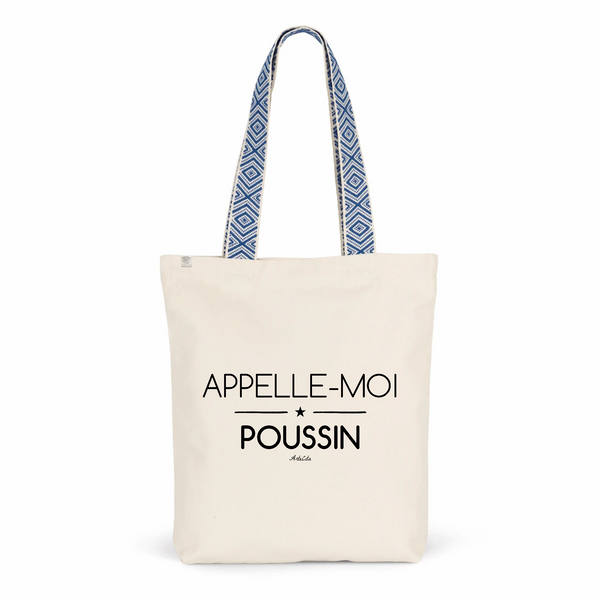 Tote Bag Premium - Appelle-moi Poussin - 2 Coloris - Cadeau Durable - Cadeau Personnalisable - Cadeaux-Positifs.com -Unique-Bleu-