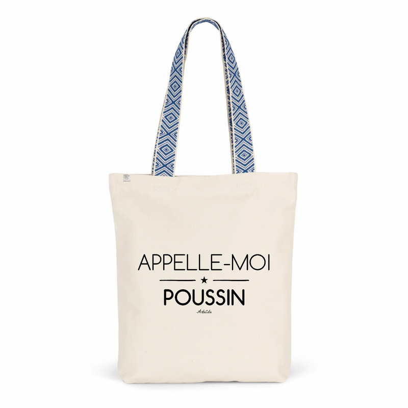 Cadeau anniversaire : Tote Bag Premium - Appelle-moi Poussin - 2 Coloris - Cadeau Durable - Cadeau Personnalisable - Cadeaux-Positifs.com -Unique-Bleu-