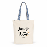 Tote Bag Premium - Jumelle au Top - 2 Coloris - Cadeau Durable - Cadeau Personnalisable - Cadeaux-Positifs.com -Unique-Bleu-