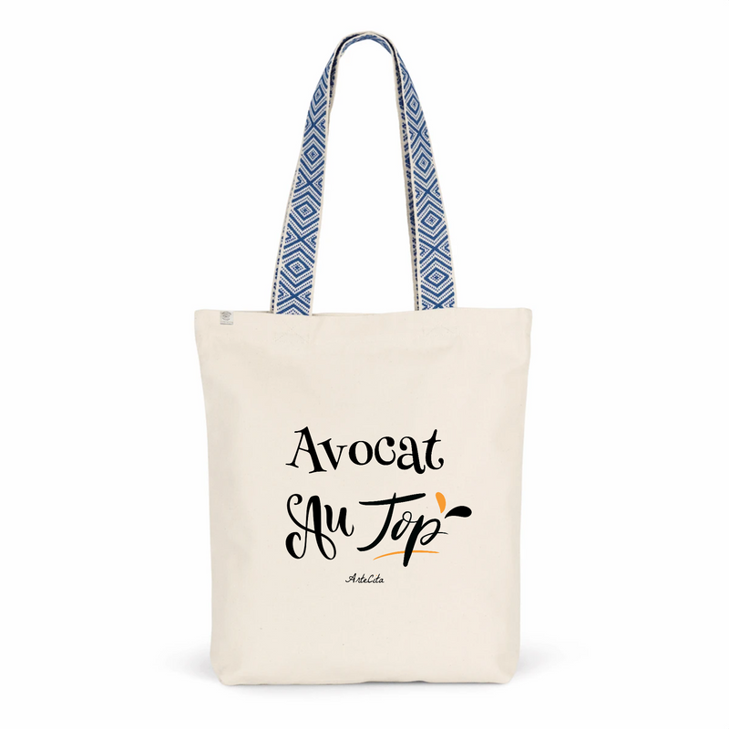 Cadeau anniversaire : Tote Bag Premium - Avocat au Top - 2 Coloris - Cadeau Durable - Cadeau Personnalisable - Cadeaux-Positifs.com -Unique-Bleu-