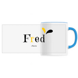 Mug - Fred - 6 Coloris - Cadeau Original - Cadeau Personnalisable - Cadeaux-Positifs.com -Unique-Bleu-