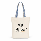 Tote Bag Premium - RH au Top - 2 Coloris - Cadeau Durable - Cadeau Personnalisable - Cadeaux-Positifs.com -Unique-Bleu-