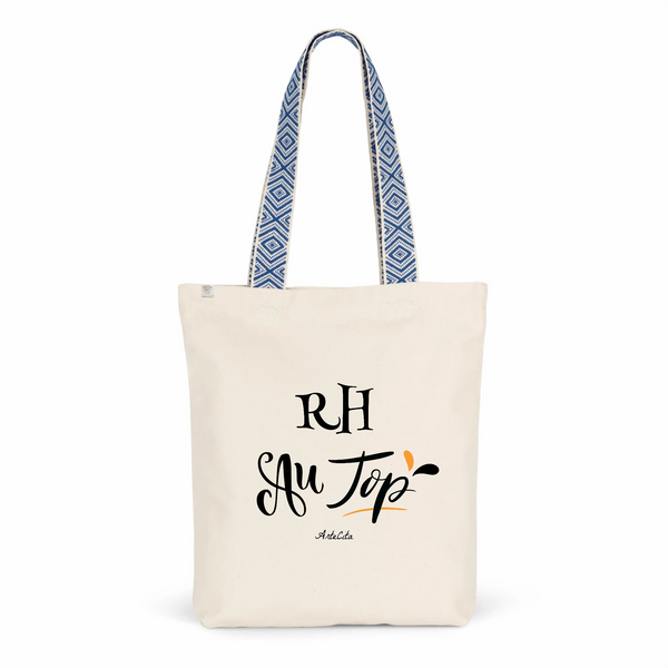 Tote Bag Premium - RH au Top - 2 Coloris - Cadeau Durable - Cadeau Personnalisable - Cadeaux-Positifs.com -Unique-Bleu-