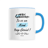 Mug - Merci tu es un Kiné trop Génial - 6 Coloris - Cadeau Original - Cadeau Personnalisable - Cadeaux-Positifs.com -Unique-Bleu-