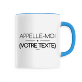 Mug à Personnaliser - Appelle-Moi XXX - 6 Coloris - Cadeau Personnalisable - Cadeau Personnalisable - Cadeaux-Positifs.com -Bleu-