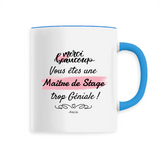 Mug - Merci vous êtes une Maître de Stage trop Géniale - 6 Coloris - Cadeau Personnalisable - Cadeaux-Positifs.com -Unique-Bleu-