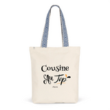 Tote Bag Premium - Cousine au Top - 2 Coloris - Cadeau Durable - Cadeau Personnalisable - Cadeaux-Positifs.com -Unique-Bleu-