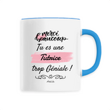 Mug - Merci tu es une Tutrice trop Géniale - 6 Coloris - Cadeau Personnalisable - Cadeaux-Positifs.com -Unique-Bleu-