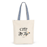 Tote Bag Premium - CPIP au Top - 2 Coloris - Cadeau Durable - Cadeau Personnalisable - Cadeaux-Positifs.com -Unique-Bleu-