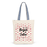 Tote Bag Premium - Le joli Bazar de Tatie - 2 Coloris - Durable - Cadeau Personnalisable - Cadeaux-Positifs.com -Unique-Bleu-