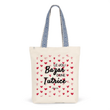 Tote Bag Premium - Le joli Bazar d'une Tutrice - 2 Coloris - Durable - Cadeau Personnalisable - Cadeaux-Positifs.com -Unique-Bleu-