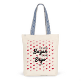 Tote Bag Premium - Le joli Bazar d'une Ergo - 2 Coloris - Durable - Cadeau Personnalisable - Cadeaux-Positifs.com -Unique-Bleu-