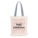 Tote Bag Premium - Le joli Bazar d'une Esthéticienne - 2 Coloris - Durable - Cadeau Personnalisable - Cadeaux-Positifs.com -Unique-Bleu-