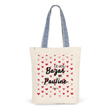 Tote Bag Premium - Le joli Bazar de Pauline - 2 Coloris - Durable - Cadeau Personnalisable - Cadeaux-Positifs.com -Unique-Bleu-
