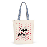 Tote Bag Premium - Le joli Bazar de Nathalie - 2 Coloris - Durable - Cadeau Personnalisable - Cadeaux-Positifs.com -Unique-Bleu-