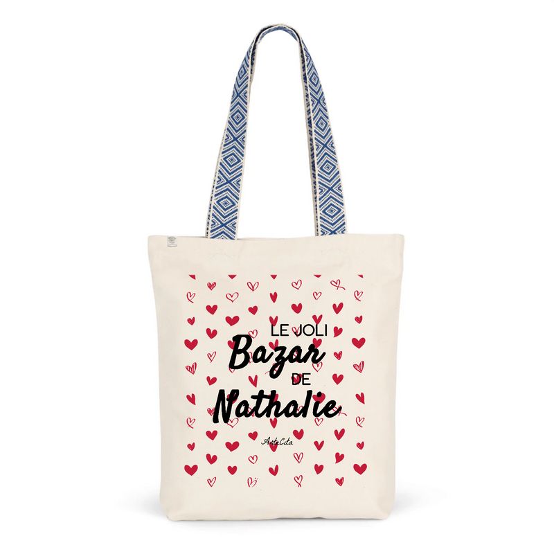 Cadeau anniversaire : Tote Bag Premium - Le joli Bazar de Nathalie - 2 Coloris - Durable - Cadeau Personnalisable - Cadeaux-Positifs.com -Unique-Bleu-