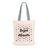 Tote Bag Premium - Le joli Bazar d'Anaëlle - 2 Coloris - Durable - Cadeau Personnalisable - Cadeaux-Positifs.com -Unique-Bleu-