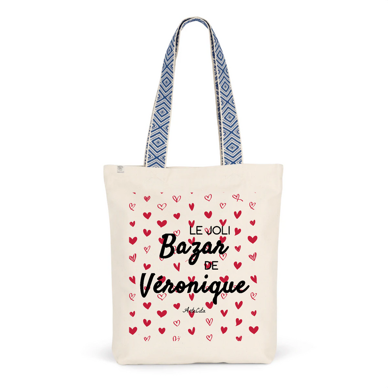Cadeau anniversaire : Tote Bag Premium - Le joli Bazar de Véronique - 2 Coloris - Durable - Cadeau Personnalisable - Cadeaux-Positifs.com -Unique-Bleu-