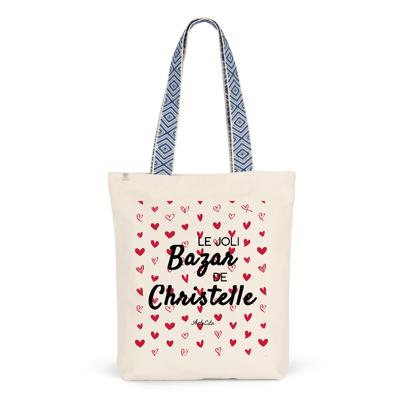 Cadeau anniversaire : Tote Bag Premium - Le joli Bazar de Christelle - 2 Coloris - Durable - Cadeau Personnalisable - Cadeaux-Positifs.com -Unique-Bleu-