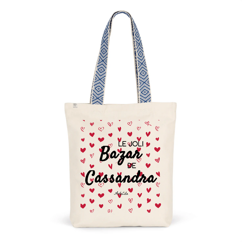Cadeau anniversaire : Tote Bag Premium - Le joli Bazar de Cassandra - 2 Coloris - Durable - Cadeau Personnalisable - Cadeaux-Positifs.com -Unique-Bleu-