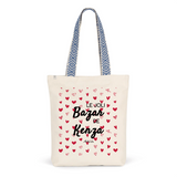 Tote Bag Premium - Le joli Bazar de Kenza - 2 Coloris - Durable - Cadeau Personnalisable - Cadeaux-Positifs.com -Unique-Bleu-