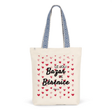 Tote Bag Premium - Le joli Bazar de Bérénice - 2 Coloris - Durable - Cadeau Personnalisable - Cadeaux-Positifs.com -Unique-Bleu-