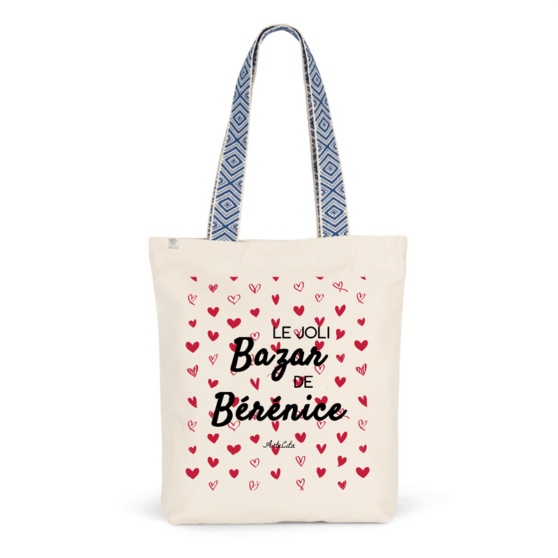 Cadeau anniversaire : Tote Bag Premium - Le joli Bazar de Bérénice - 2 Coloris - Durable - Cadeau Personnalisable - Cadeaux-Positifs.com -Unique-Bleu-