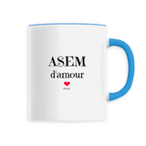 Mug - ASEM d'amour - 6 Coloris - Cadeau Original & Tendre - Cadeau Personnalisable - Cadeaux-Positifs.com -Unique-Bleu-