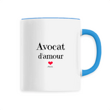 Mug - Avocat d'amour - 6 Coloris - Cadeau Original & Unique - Cadeau Personnalisable - Cadeaux-Positifs.com -Unique-Bleu-