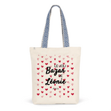 Tote Bag Premium - Le joli Bazar de Léonie - 2 Coloris - Durable - Cadeau Personnalisable - Cadeaux-Positifs.com -Unique-Bleu-