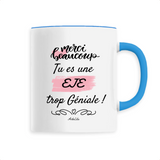 Mug - Merci, tu es une EJE trop Géniale - 6 Coloris - Original - Cadeau Personnalisable - Cadeaux-Positifs.com -Unique-Bleu-