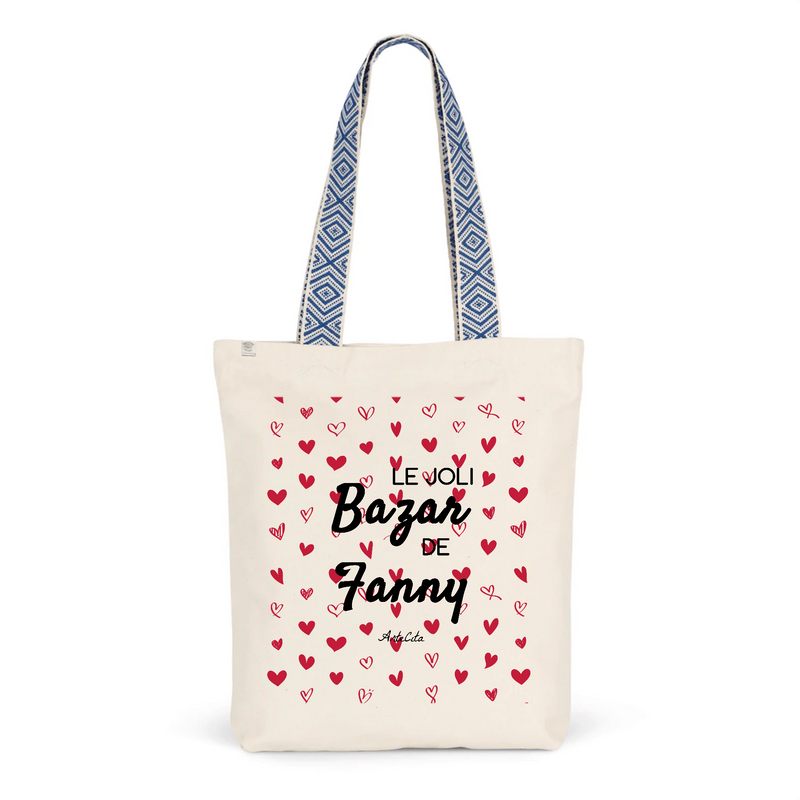 Cadeau anniversaire : Tote Bag Premium - Le joli Bazar de Fanny - 2 Coloris - Durable - Cadeau Personnalisable - Cadeaux-Positifs.com -Unique-Bleu-