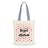 Tote Bag Premium - Le joli Bazar d'Astrid - 2 Coloris - Durable - Cadeau Personnalisable - Cadeaux-Positifs.com -Unique-Bleu-
