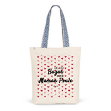 Tote Bag Premium - Le joli Bazar d'une Maman Poule - 2 Coloris - Durable - Cadeau Personnalisable - Cadeaux-Positifs.com -Unique-Bleu-