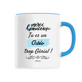 Mug - Merci tu es un Ostéo trop Génial - 6 Coloris - Cadeau Original - Cadeau Personnalisable - Cadeaux-Positifs.com -Unique-Bleu-