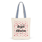 Tote Bag Premium - Le joli Bazar d'Isaline - 2 Coloris - Durable - Cadeau Personnalisable - Cadeaux-Positifs.com -Unique-Bleu-