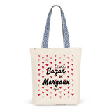 Tote Bag Premium - Le joli Bazar de Margaux - 2 Coloris - Durable - Cadeau Personnalisable - Cadeaux-Positifs.com -Unique-Bleu-
