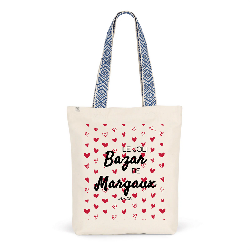 Cadeau anniversaire : Tote Bag Premium - Le joli Bazar de Margaux - 2 Coloris - Durable - Cadeau Personnalisable - Cadeaux-Positifs.com -Unique-Bleu-
