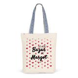 Tote Bag Premium - Le joli Bazar de Margot - 2 Coloris - Durable - Cadeau Personnalisable - Cadeaux-Positifs.com -Unique-Bleu-