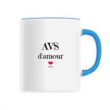 Mug - AVS d'amour - 6 Coloris - Cadeau Original & Tendre - Cadeau Personnalisable - Cadeaux-Positifs.com -Unique-Bleu-