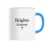 Mug - Brigitte d'amour - 6 Coloris - Cadeau Original & Tendre - Cadeau Personnalisable - Cadeaux-Positifs.com -Unique-Bleu-