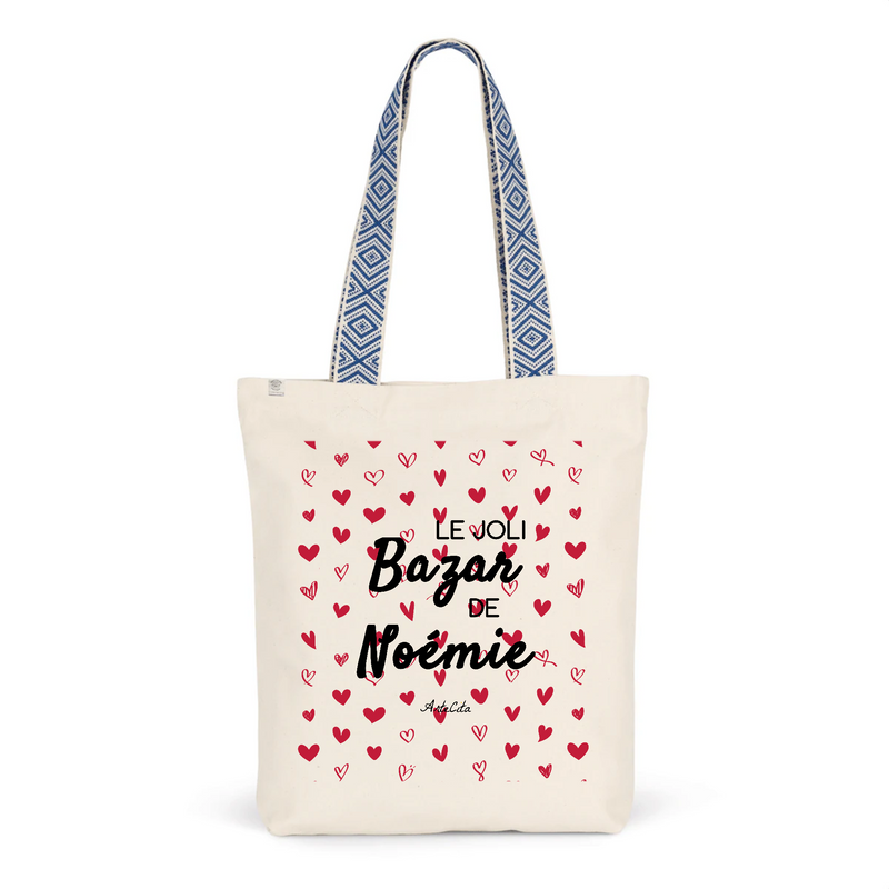 Cadeau anniversaire : Tote Bag Premium - Le joli Bazar de Noémie - 2 Coloris - Durable - Cadeau Personnalisable - Cadeaux-Positifs.com -Unique-Bleu-